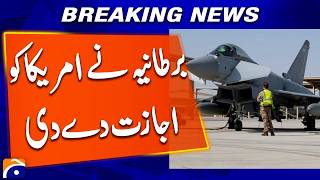 Britain Allows Us To Use Bases Breaking News