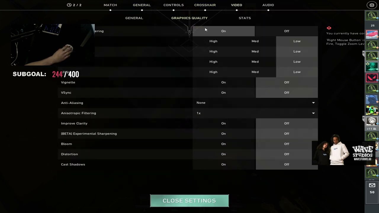 Ladiff Shows His Valorant Settings