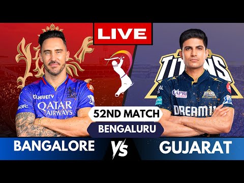 🔴 Live IPL: RCB vs GT 