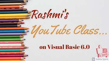 First Example of Timer Control in Visual Basic 6.0