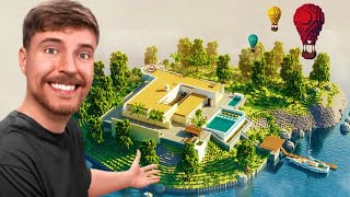 MrBeast: $1 vs $250,000,000 Island in Minecraft!