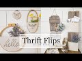 Thrift Flips • EASY CHEAP Drop Cloth ideas • Wood decor hanger • Embroidery Hoop Pockets • DIY