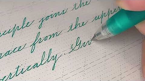 Day 44 Learning Spencerian || Handwriting Practice || Cursive Writing