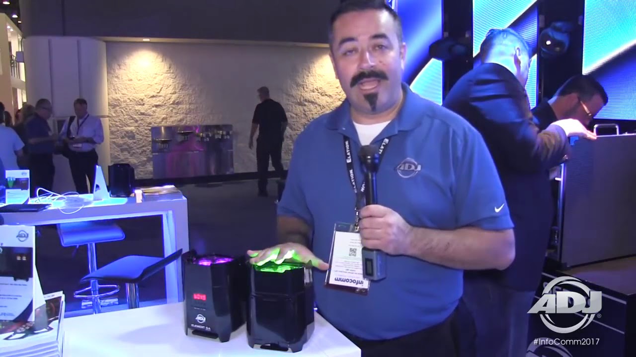 American DJ Element QAIP IP54 Weatherproof Battery LED Par