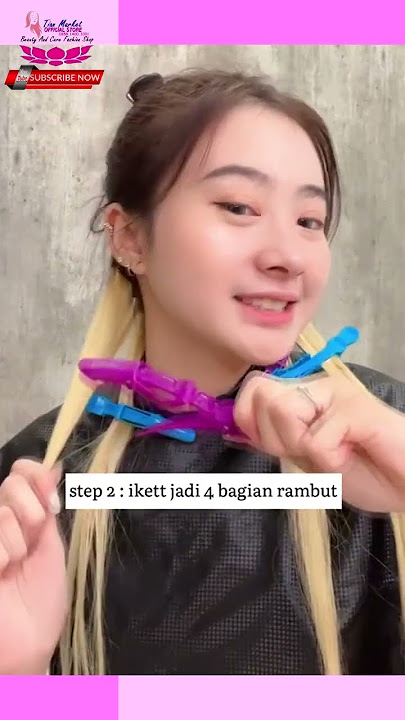 Viral 3in1 Miranda Hair Color Bleaching Ash Blonde & Purple Keren Jadinya