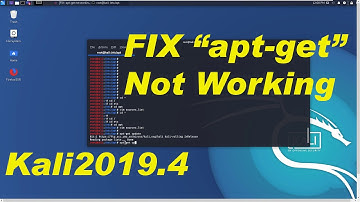 FIX apt-get not working Kali Linux 2019.4 / BJ ACH