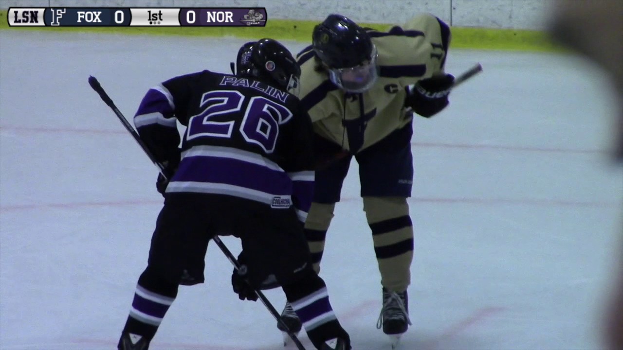 Norton High School Hockey Norton Lancers Foxboro Warriors YouTube