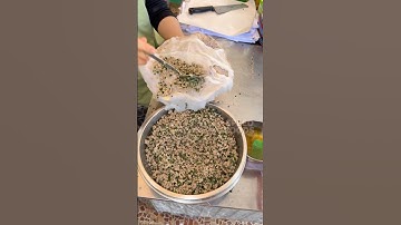 Famous Vietnamese rice cracker with steam rice pork #shorts