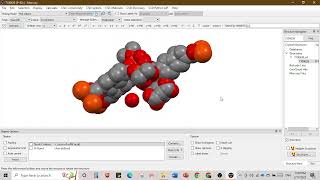 Crystal structure of MOF with Mercury Software using cif file - How to use MERCURY ccdc software2023 screenshot 5