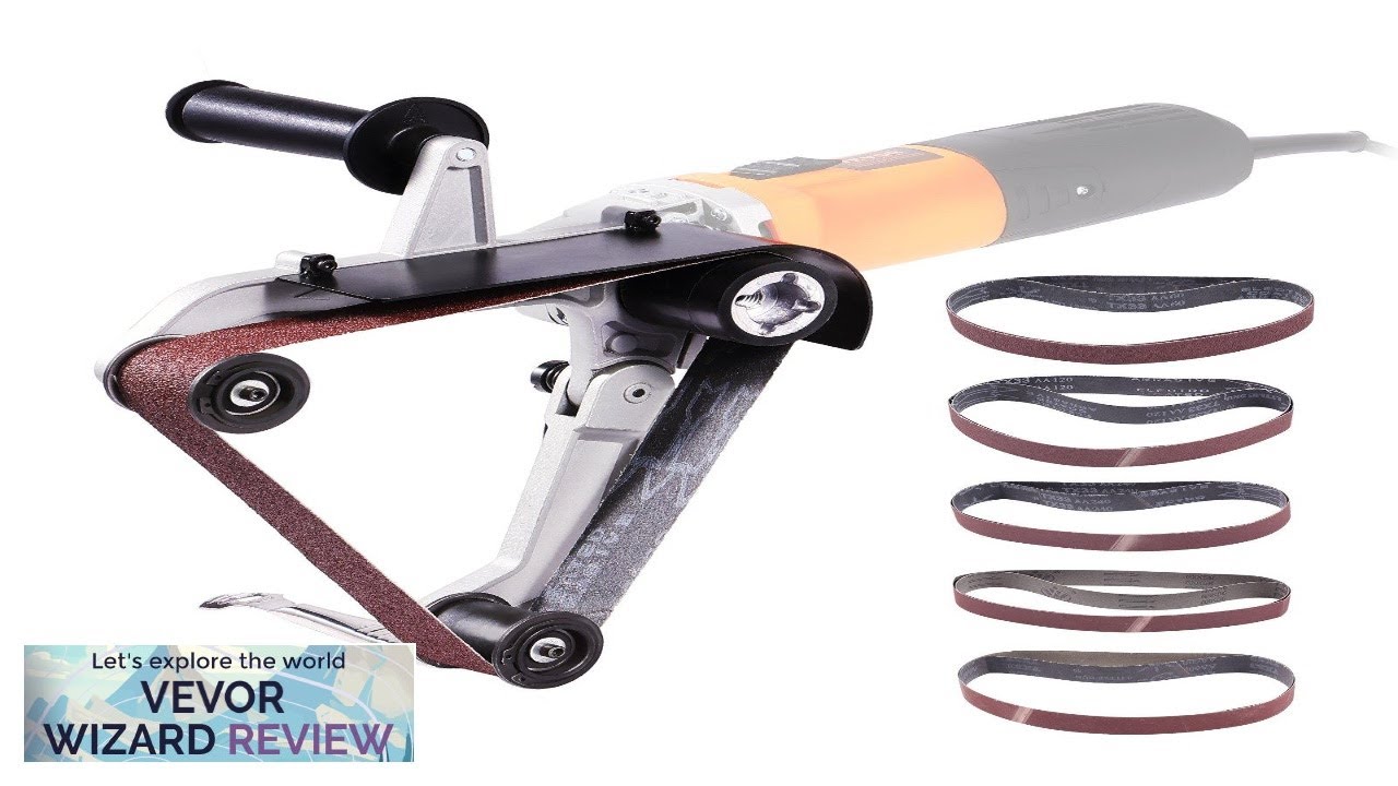 VEVOR Belt Sander Adapter for Angle Grinder Pipe or Tube Sanding Attachment Review