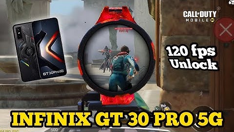 Infinix GT 30 PRO 5G Game Test MP Ranked CODM | 120 fps unlock in MP & BR Gyroscope Test #codm