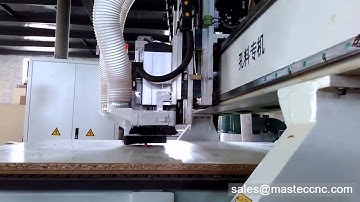 Automatic Board Cutting CNC Router Machine With Boring Unit For Panel Furniture Industry