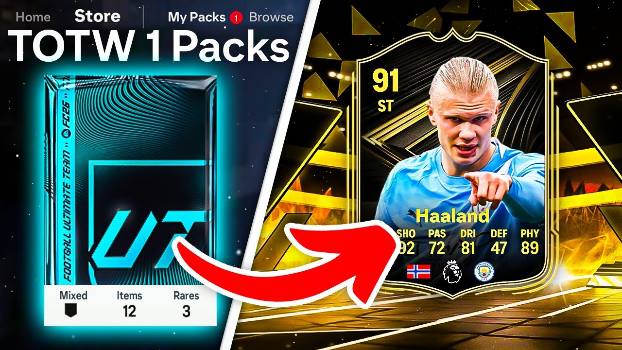 I FULL SENT PACKS FOR TOTW 1! 😨 FC 26 Ultimate Team