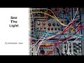 See the light  jam with modular synth moog grandmother and novation peak