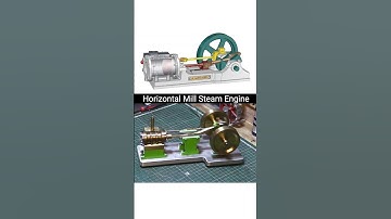 Horizontal Mill Steam Engine #mechanism #steam #engine #engineering #3ddesign