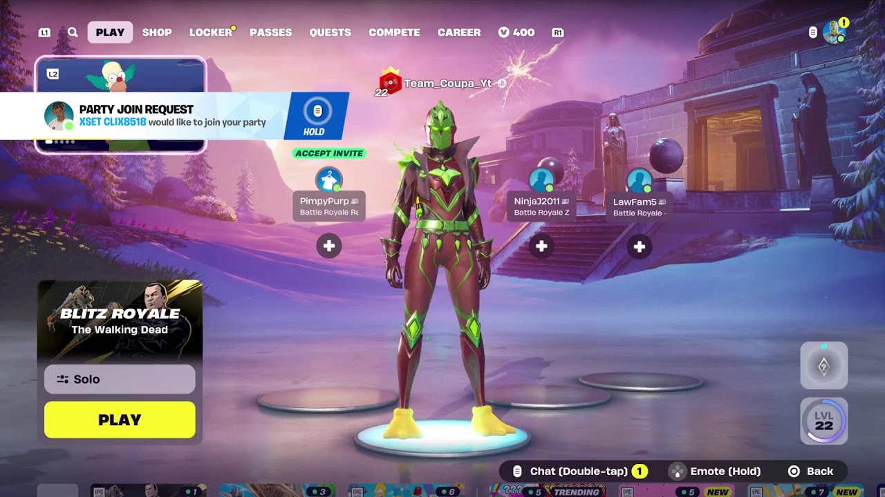 Fortnite live stream. I have an announcement.