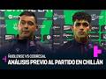 Juan José Ribera y Milan Roki en la previa al partido - Copa de la Liga 2026