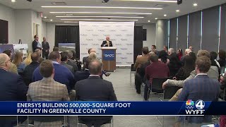 Hundreds of new jobs coming to Greenville County, SC, with new plant, officials say