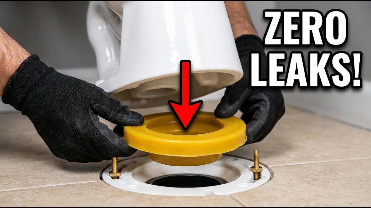 How To Install A Toilet Like A PRO (Step-by-Step LEAK FREE Guide!)