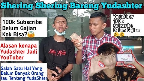 YUDASHTER BELUM GAJIAN YOUTUBE!! QNA BARENG YUDASHTER