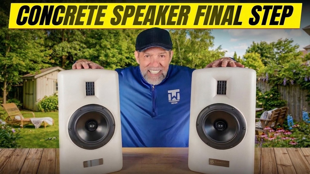 From CAD to Sound: Building a Cement Speaker the Right Way