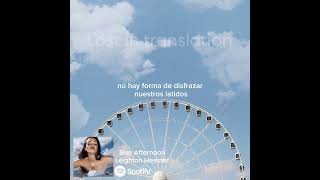 Blue Afternoon - Leighton Meester (Sub.Español)