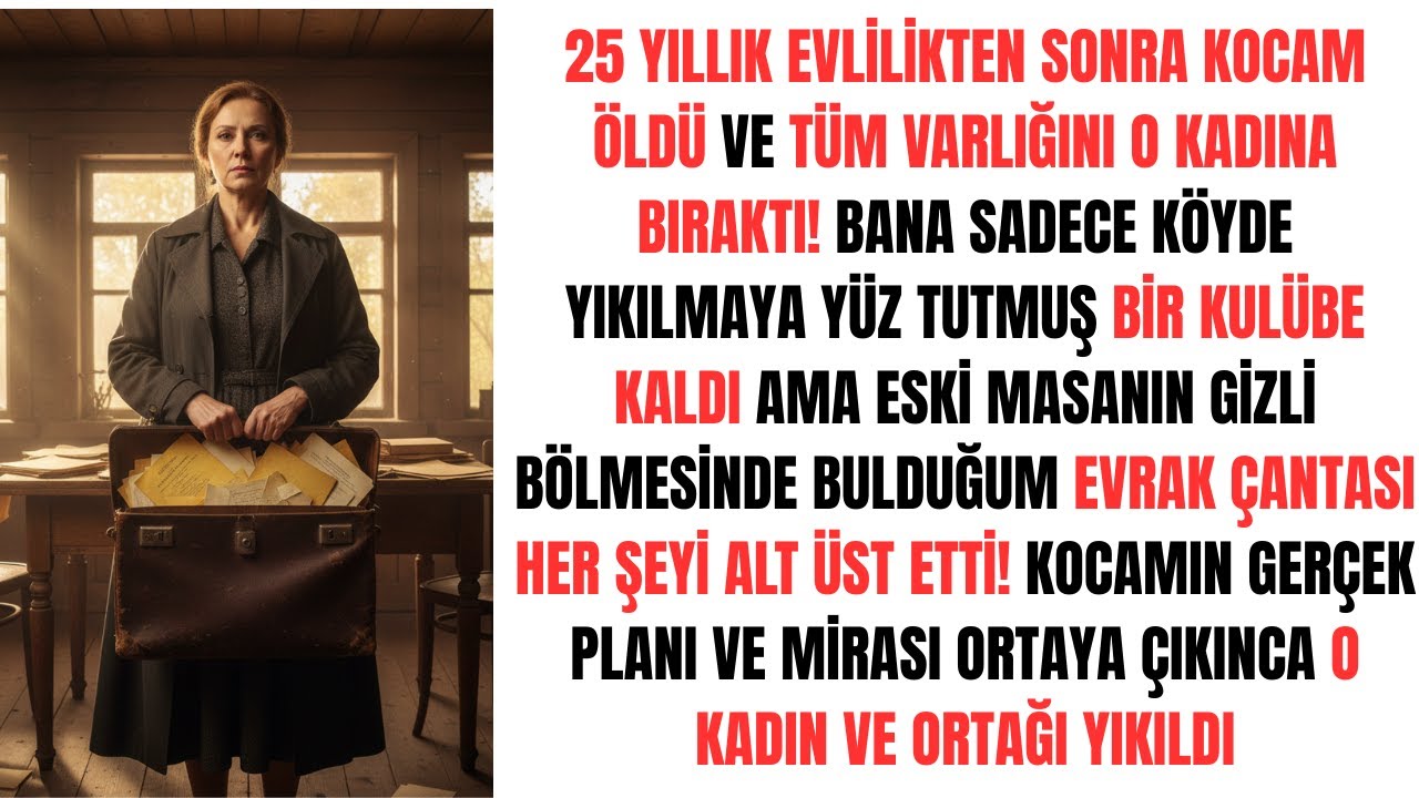 KOCAM HER ŞEYİ METRESİNE BIRAKTI, BANA SADECE ÇÜRÜK BİR EV! AMA İÇİNDE BULDUĞUM ŞEY...