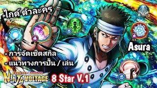 Naruto X Boruto Ninja Voltage | [ ไกด์ ตัวละคร ] Ashuta Otsutsuki 8 Star V.1 แนวทางการปั้น/เล่น