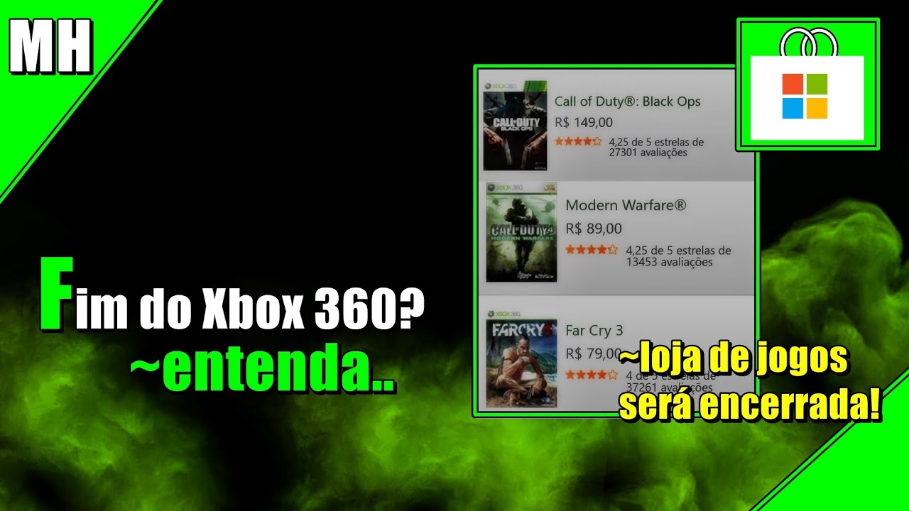 Loja do Xbox 360 vai ser DESLIGADA! O que acontece com seus jogos? 