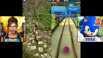 Lara Croft Relic Run Vs Sonic Dash 2 Sonic Boom