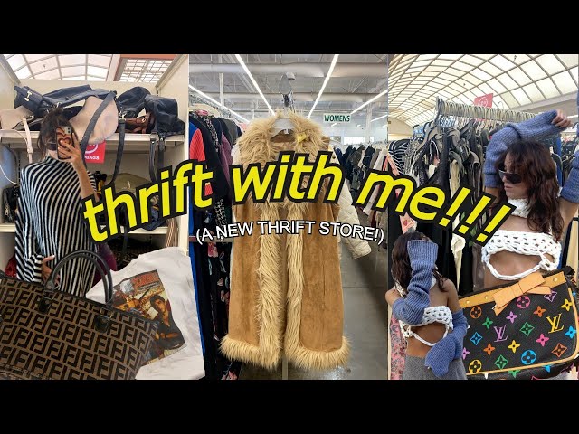 THRIFT WITH ME! ~Alone in a thrift PACKED with Designer Brands