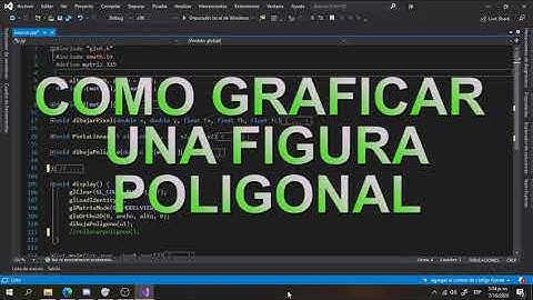 Como graficar una figura poligonal con la librería OpenGL en c++