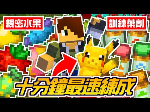 10分鐘就能練滿????寶可夢體質訓練道具【海尼根】Cobblemon│方塊寶可夢生存#23│全字幕