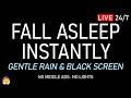 نم فور ا أصوات مطر خفيفة شاشة سوداء تخفيف القلق واستعادة النشاط الليلة