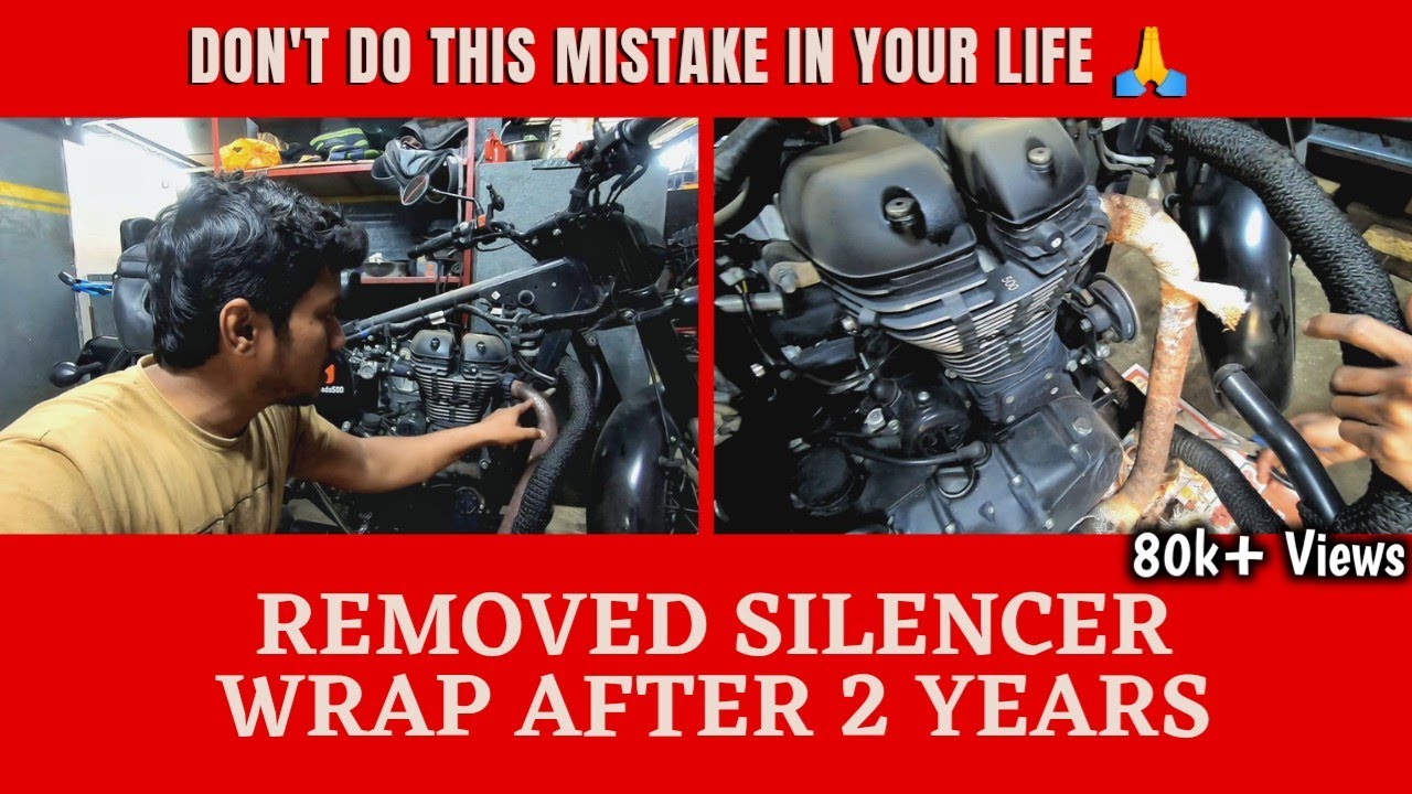 Never do this Mistake in your Bike 🙏 || Spoiled my Bike Silencer 💔