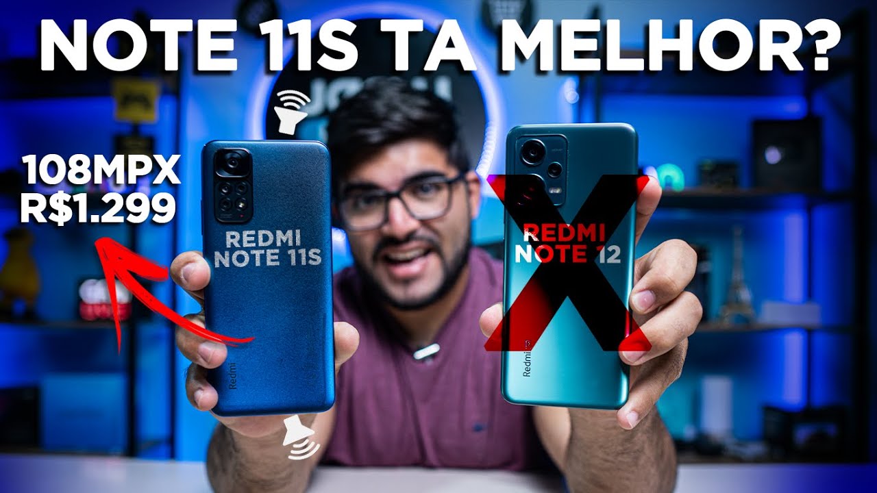 NÃO COMPRE REDMI NOTE 12 antes de VER ESSE VÍDEO! Não melhorou em nada? Redmi Note 11s ta melhor?