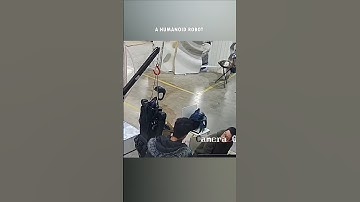 The robot almost hurt the guys #robotattack