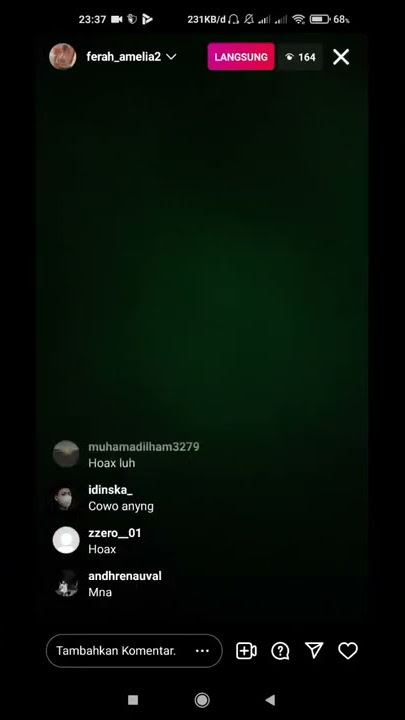 Ferah Amelia viral tik tok lagi live ternyata lagi......