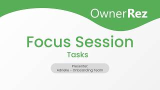 Focus Session - Tasks
