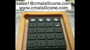 Customized silicone keypad for POS MACHINE