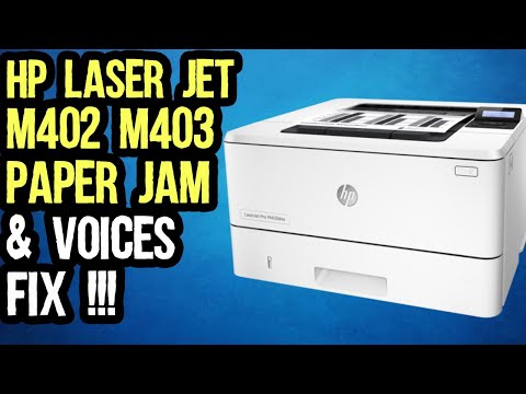 Hp M402 Paper Jam | Voices From Printer | 100 FIX