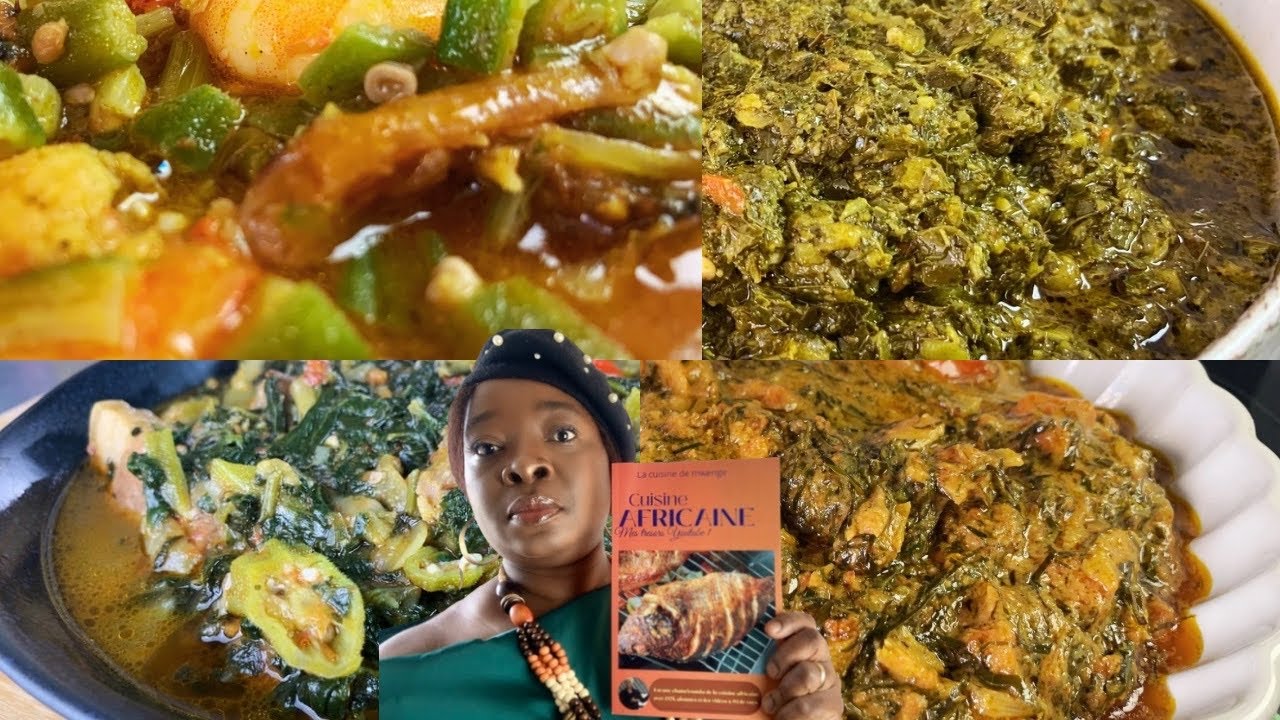 4 Recettes de legumes congolais (africains),Gombos.Epinards,fumbwa…… très delicieux /recette facile