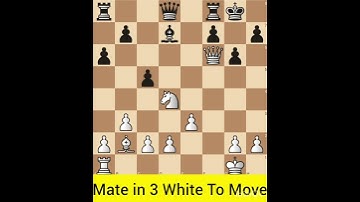 Chess Puzzle-501. Find Checkmate in 3 Moves For White #chess #chesscom #checkmateinthree #dgukesh