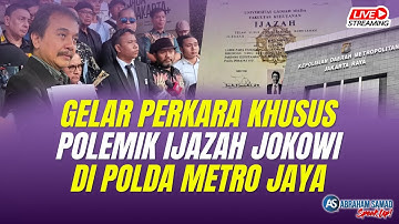🔴  LIVE | Gelar Perkara Khusus Polemik Ijazah Jokowi di Polda Metro Jaya | SPEAK UP