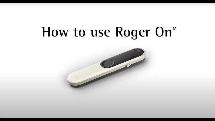 Phonak Roger On  - How to Use