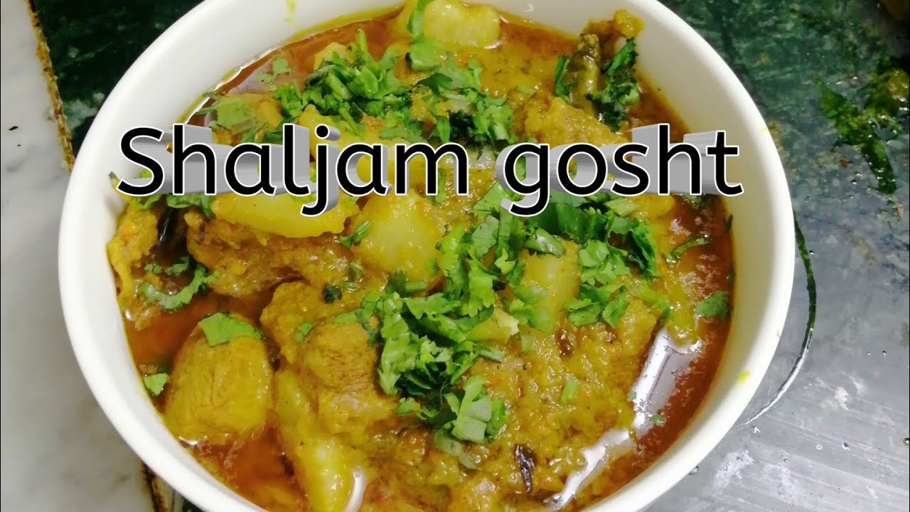 Shaljam gosht recipeHow to make shaljam goshtTurnip mutton recipe by