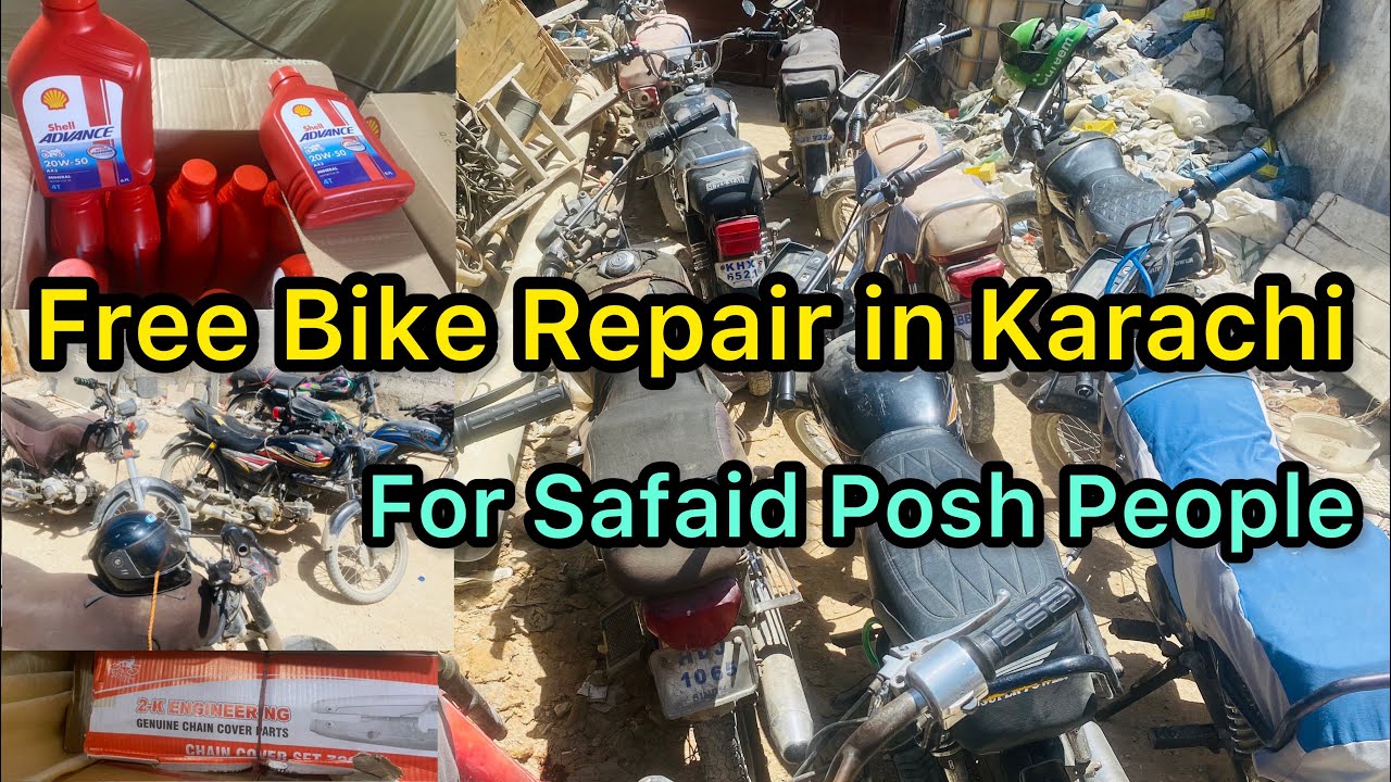 Free Bike Repairing In Karachi For Safaid Posh People Hammad free-bike-repairing-in-karachi-for-safaid-posh-people-hammad