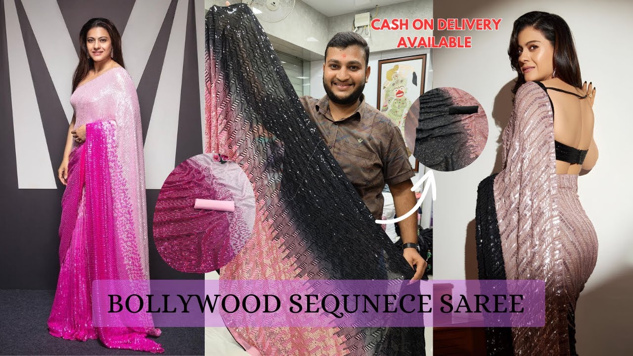 🥰Bollywood Saree Queen: Kajol's Stunning Swara Designer Ensembles 