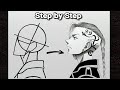How to Draw "Ken Ryuguji"(Draken) step by step (Tutorial) for beginners||Tokyo Revengers