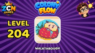 Colony Flow Level 204 Walkthrough | Full Solution